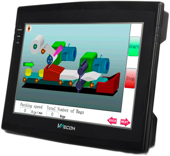 Сенсорна панель Wecon 10.2 HMI LEVI-102L (Economic) Сенсорна панель Wecon 10.2 HMI LEVI-102L (Economic)