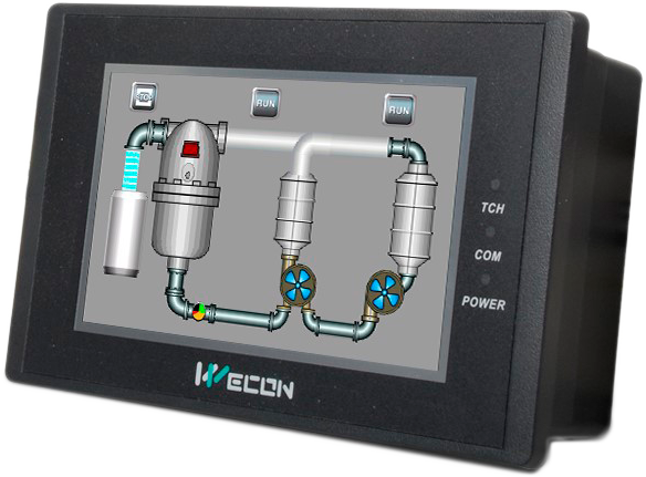 Сенсорна панель Wecon 4.3 HMI LEVI430T-C(CAN BUS) Сенсорна панель Wecon 4.3 HMI LEVI430T-C(CAN BUS)